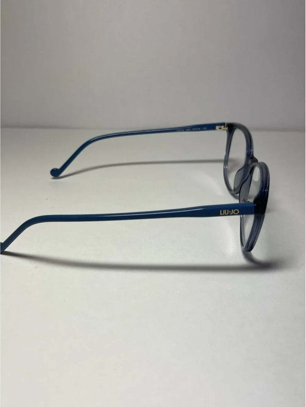 Liu Jo Eyeglasses LJ2715 424 Ebony & Blue L, Size 52-18-140 / With Case